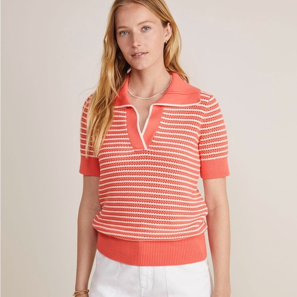 Vineyard Vines Short-Sleeve Polo Sweater - Picture 1 of 4